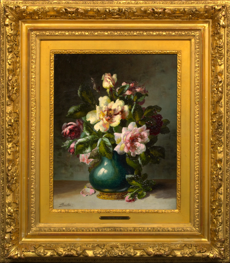 Appraisal: Guillaume Boucher th Century Still Life with Yellow and Pink