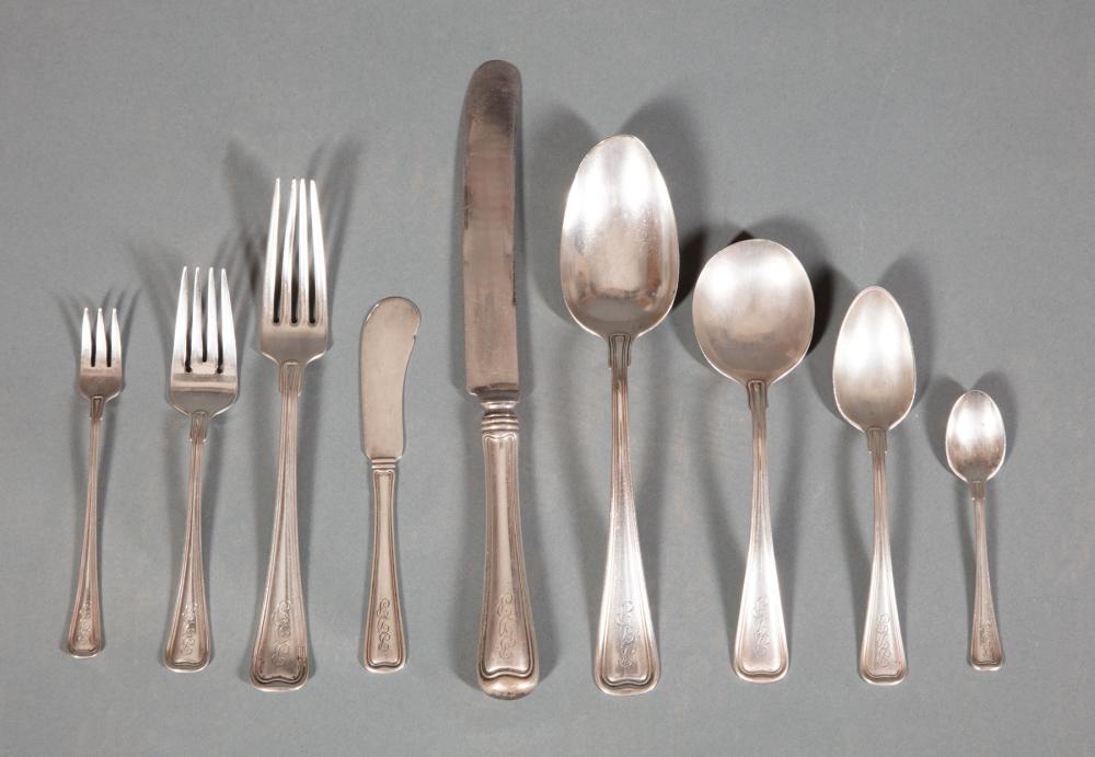 Appraisal: Gorham Old French Sterling Silver Partial Flatware Service pat designed