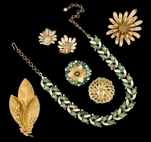 Appraisal: B S K Trifari Beau Jewels Costume Jewelry Collection A