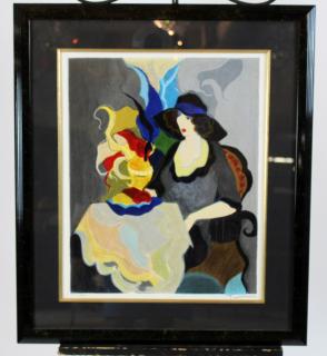 Appraisal: Itzchak Tarkay limited edition serigraph Itzchak Tarkay limited edition serigraph