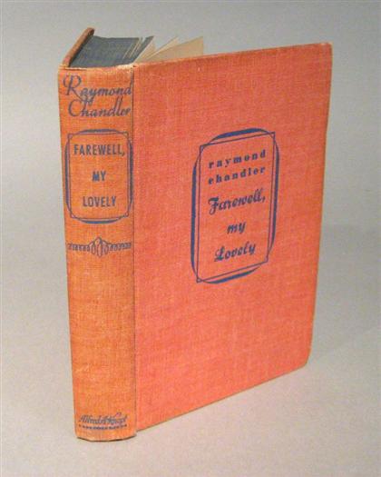 Appraisal: vol Chandler Raymond Farewell My Lovely New York Knopf First