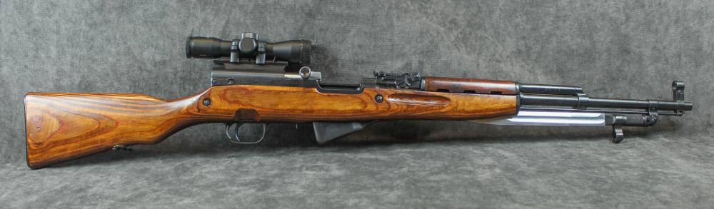 Appraisal: RUSSIAN SKS SEMI AUTOMATIC RIFLE X mm caliber barrel blued