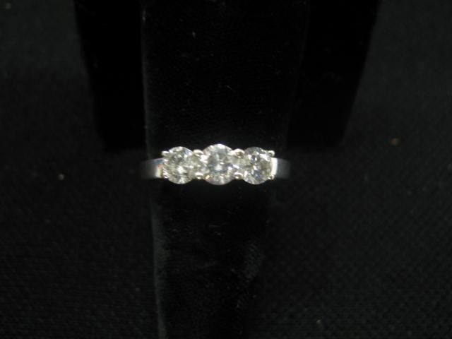 Appraisal: Diamond Ring diamonds totaling carat in k white gold with