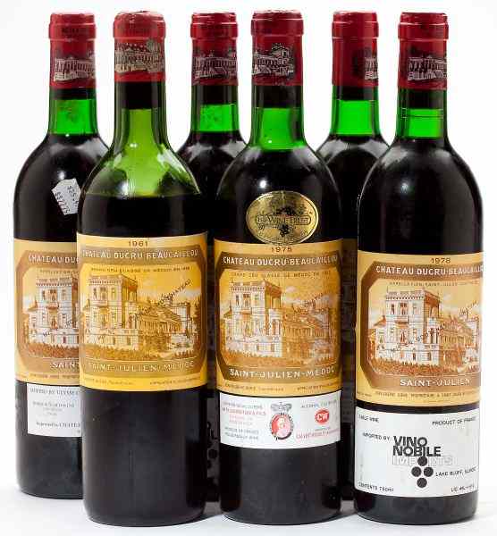 Appraisal: Chateau Ducru-Beaucaillou total bottlesVintage St Julien ls Vintage St Julien