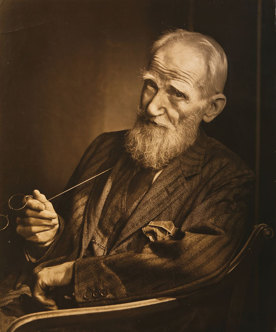 Appraisal: Yousuf Karsh - photograph of George Bernard Shaw signed Karsh