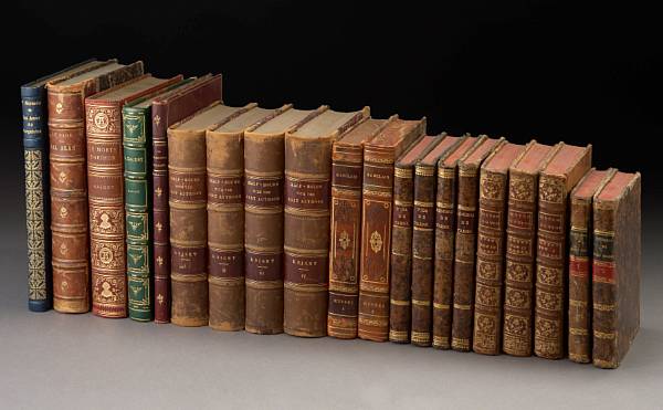 Appraisal: Bindings volumes of literature classics and history including Knight Charles