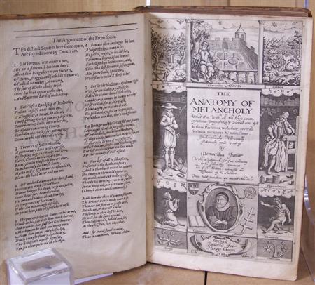 Appraisal: Burton Robert The anatomy of melancholy What it is the