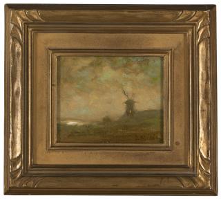 Appraisal: Jacob Maris Windmill in a landscape signed lower right J