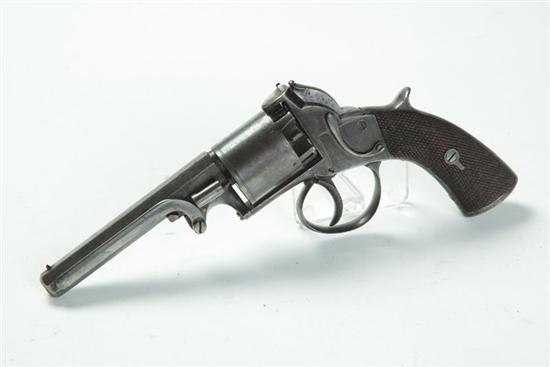 Appraisal: PERCUSSION REVOLVER Bentley-type double action caliber five-shot '' octagonal barrel