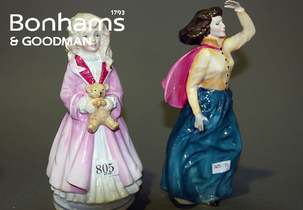 Appraisal: Two Royal Doulton figures of Faith HN and Grace Darling