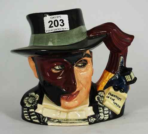 Appraisal: Royal Doulton Large Character Jug The Phantom of the Ophera