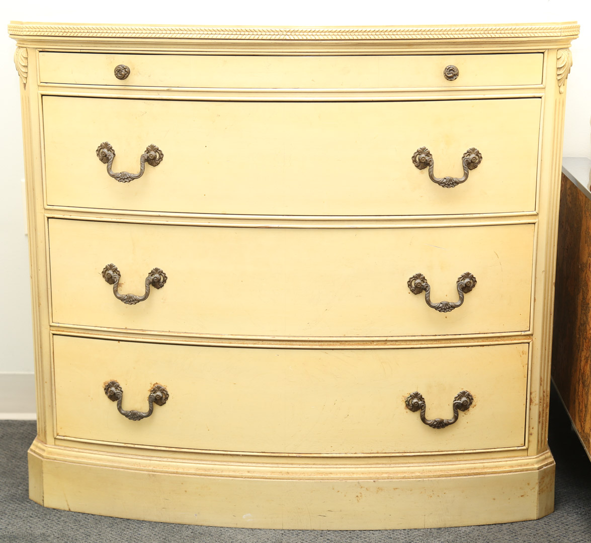 Appraisal: Painted three-drawer chest