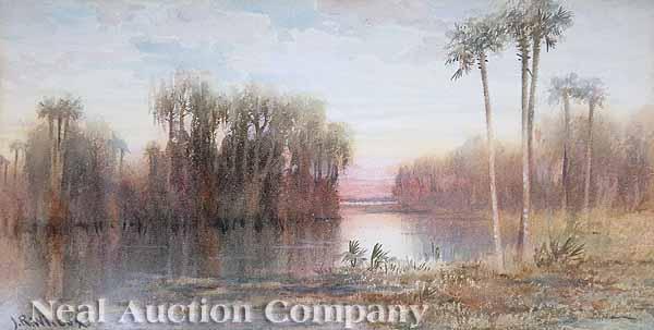 Appraisal: James Ralph Wilcox American Florida - Palm Trees in the