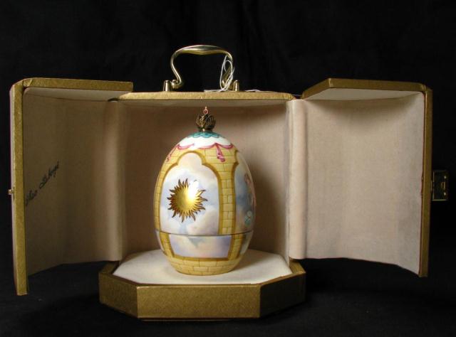 Appraisal: A limited edition Faberge Phoenix Egg with display box from