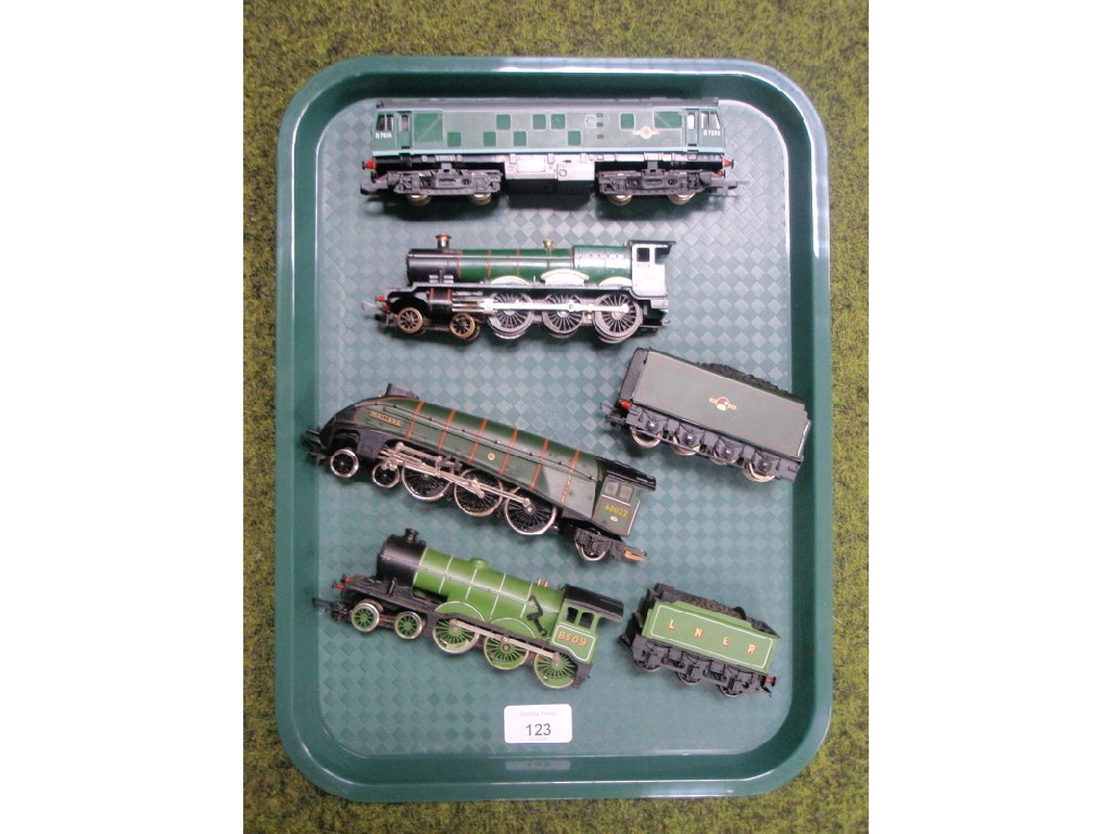 Appraisal: Hornby gauge 'Mallard' locomotive and tender and three others