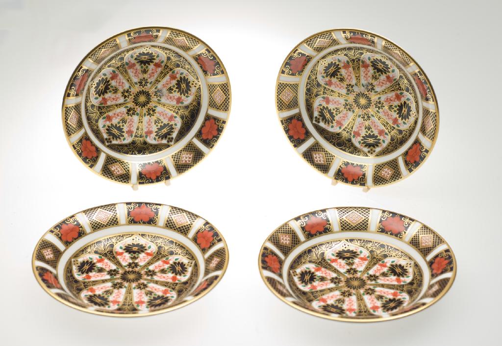 Appraisal: PAIR OF ROYAL CROWN DERBY PORCELAIN TRINKET DISHES th century