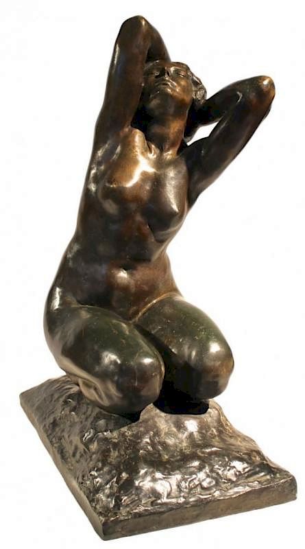 Appraisal: Amedeo Gennarelli Italian French - Ecstasy bronze with brown and