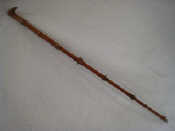 Appraisal: A hedgerow thorn walking stick the handle forming a hook