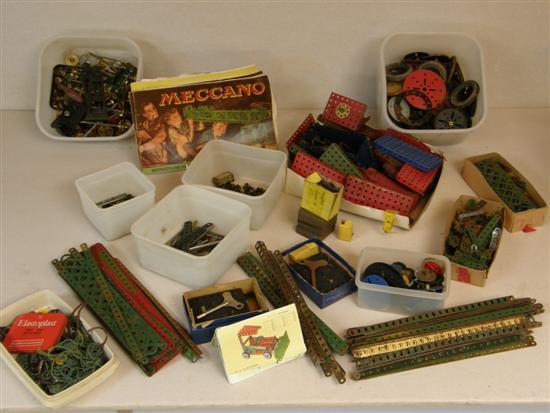 Appraisal: Quantity of early th century Meccano unboxed