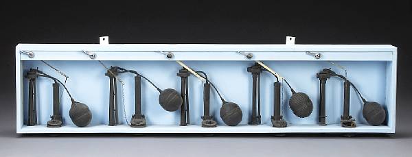 Appraisal: Noah Purifoy American - Untitled c toilet stopper assemblage x