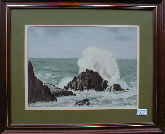 Appraisal: Jean Finch Coastal scene pencil drawing by Sangster and a