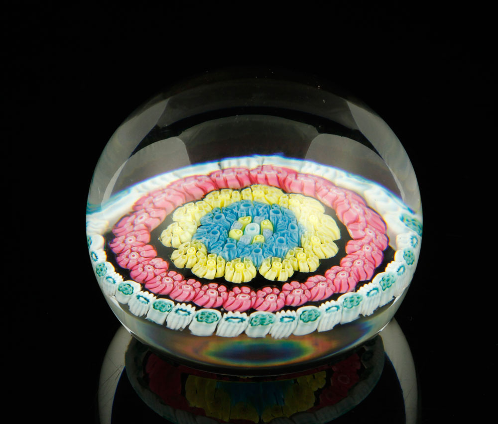 Appraisal: - Baccarat Glass Paperweight Baccarat paperweight glass marked Baccarat France