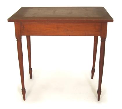 Appraisal: Red-painted side table new england first quarter th century