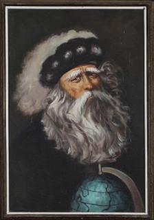 Appraisal: S Naval Portrait of a Bearded Gentleman with a World