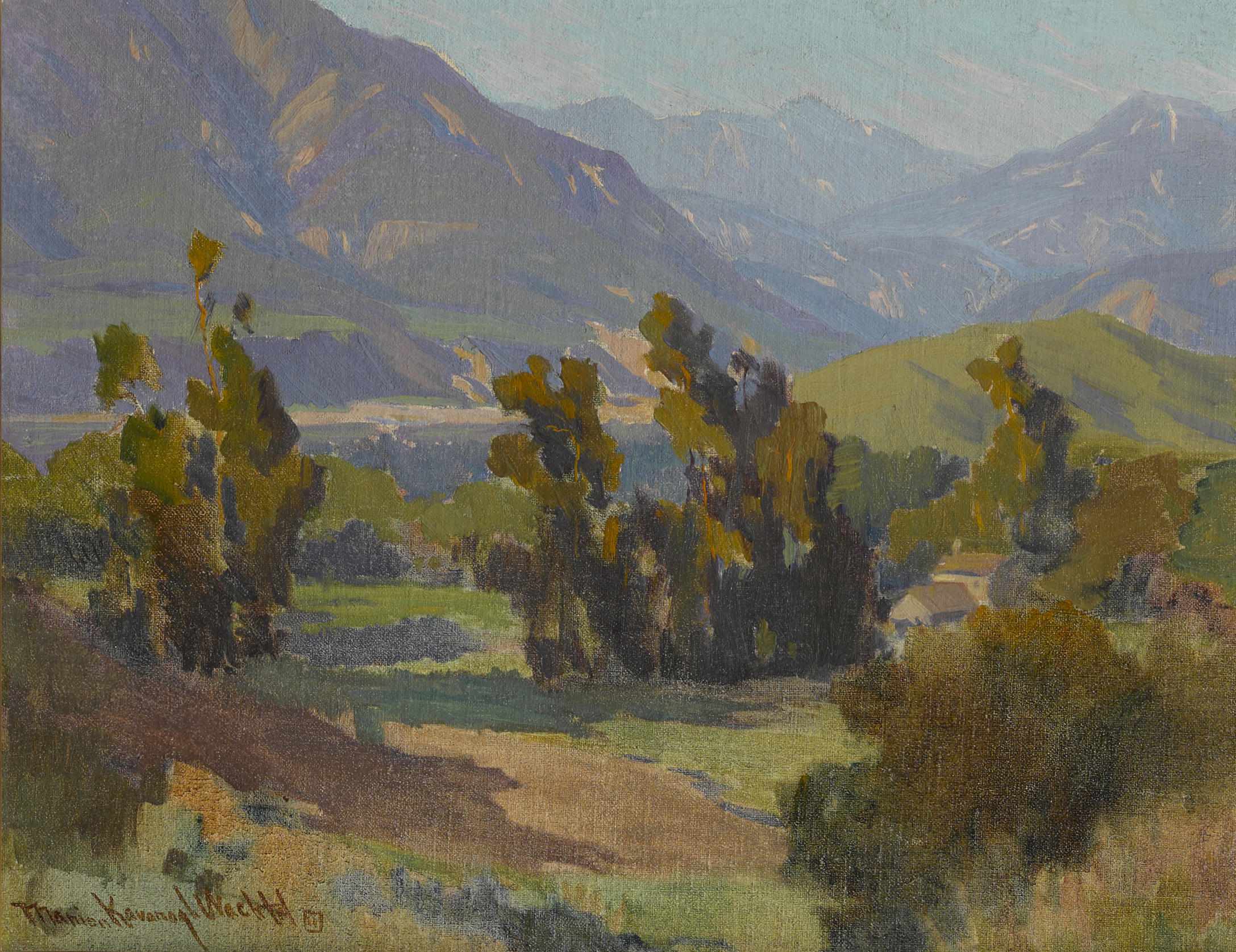 Appraisal: Marion Kavanagh Wachtel American - The Big Tujunga signed 'Marion