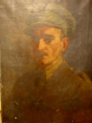 Appraisal: ENGLISH SCHOOL Portrait of an Army Officer half length unsigned