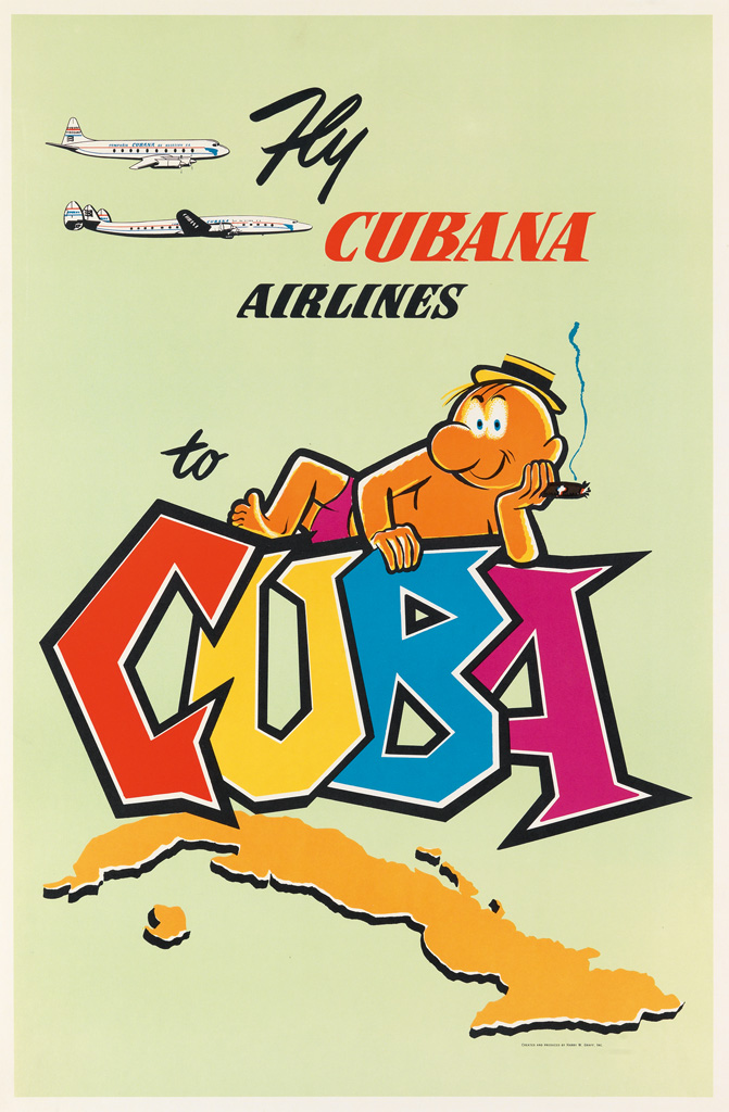 Appraisal: HARRY W GRAFF DATES UNKNOWN FLY CUBANA AIRLINES Circa s