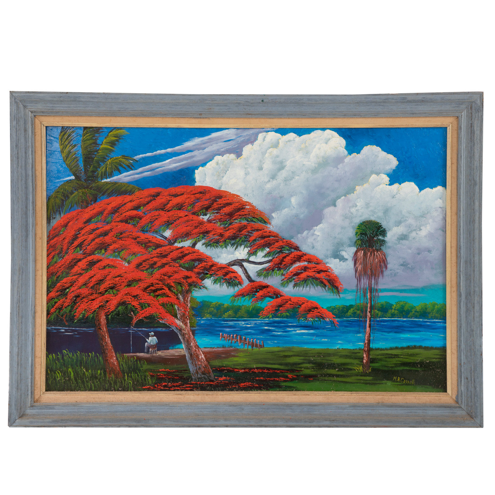 Appraisal: MARY ANN CARROLL POINCIANA COVE OIL ON BOARD American -