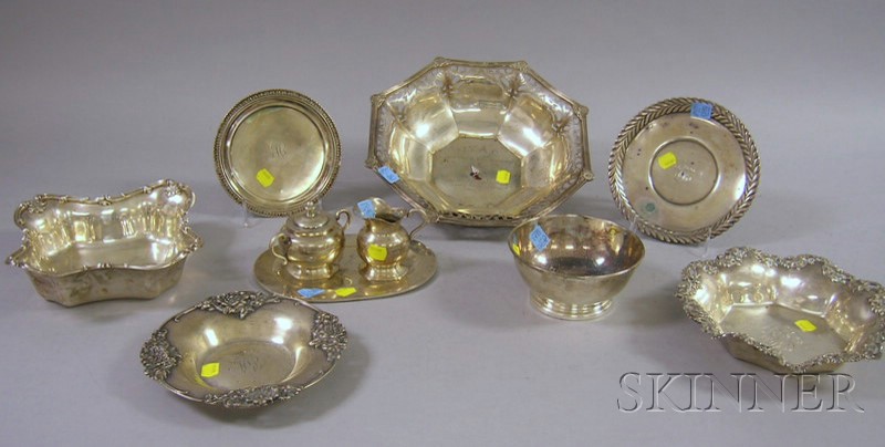 Appraisal: Eleven Pieces of Assorted Sterling Silver Serving and Other Items