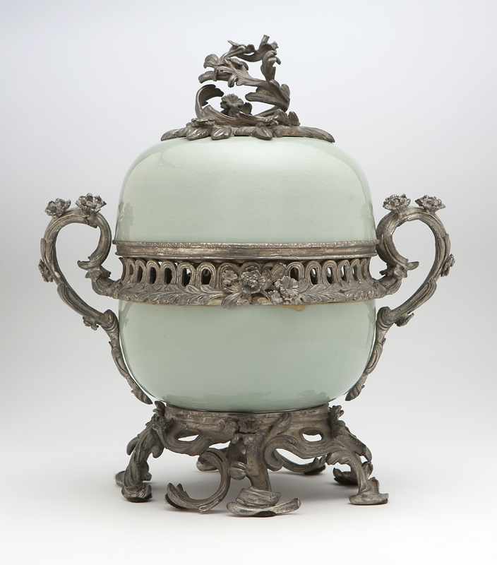 Appraisal: Second half th century unsigned the celadon glazed cover and