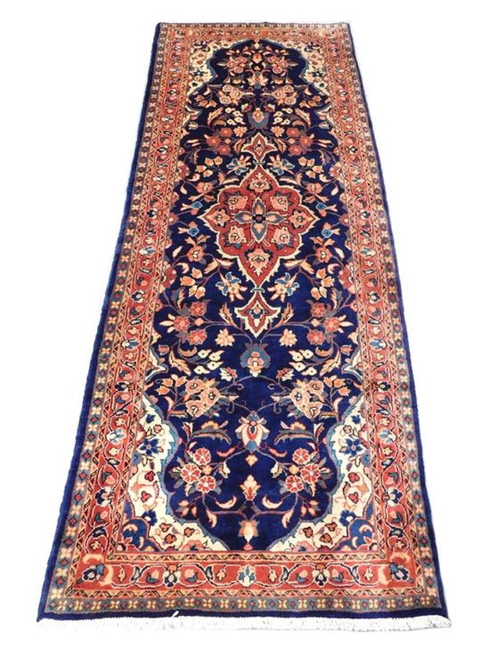 Appraisal: RUG Persian ' x ' wool on cotton rust medallion