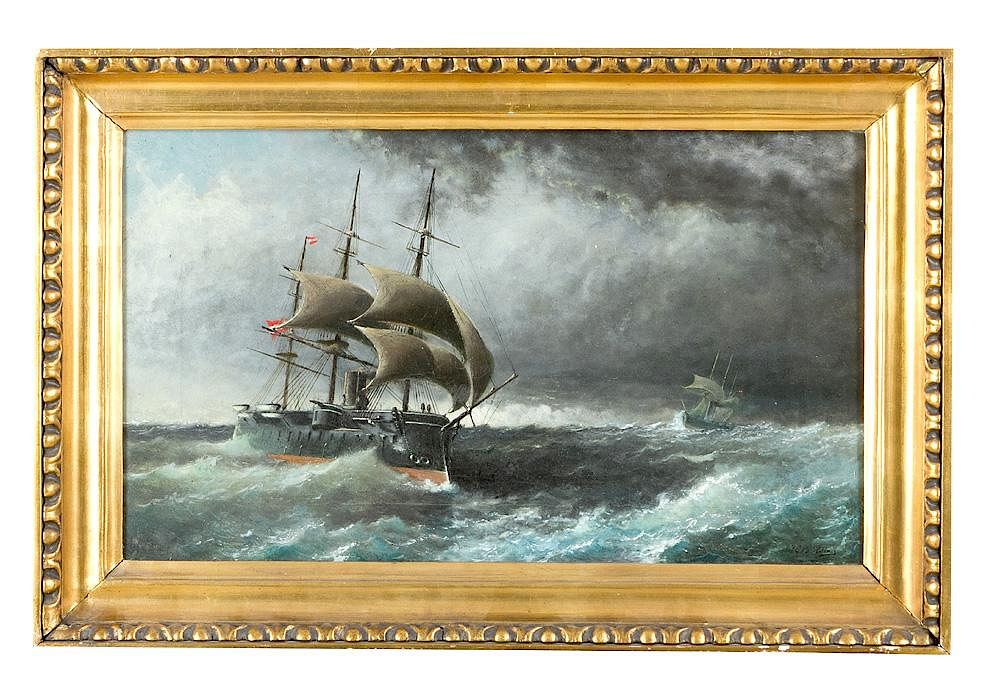 Appraisal: Josef P ttner - -attributed Josef P ttner - marine