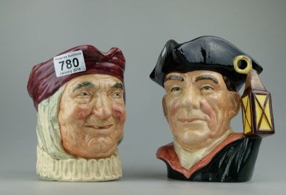 Appraisal: Royal Doulton Large Character Jug The Nightwatchman D and Simon