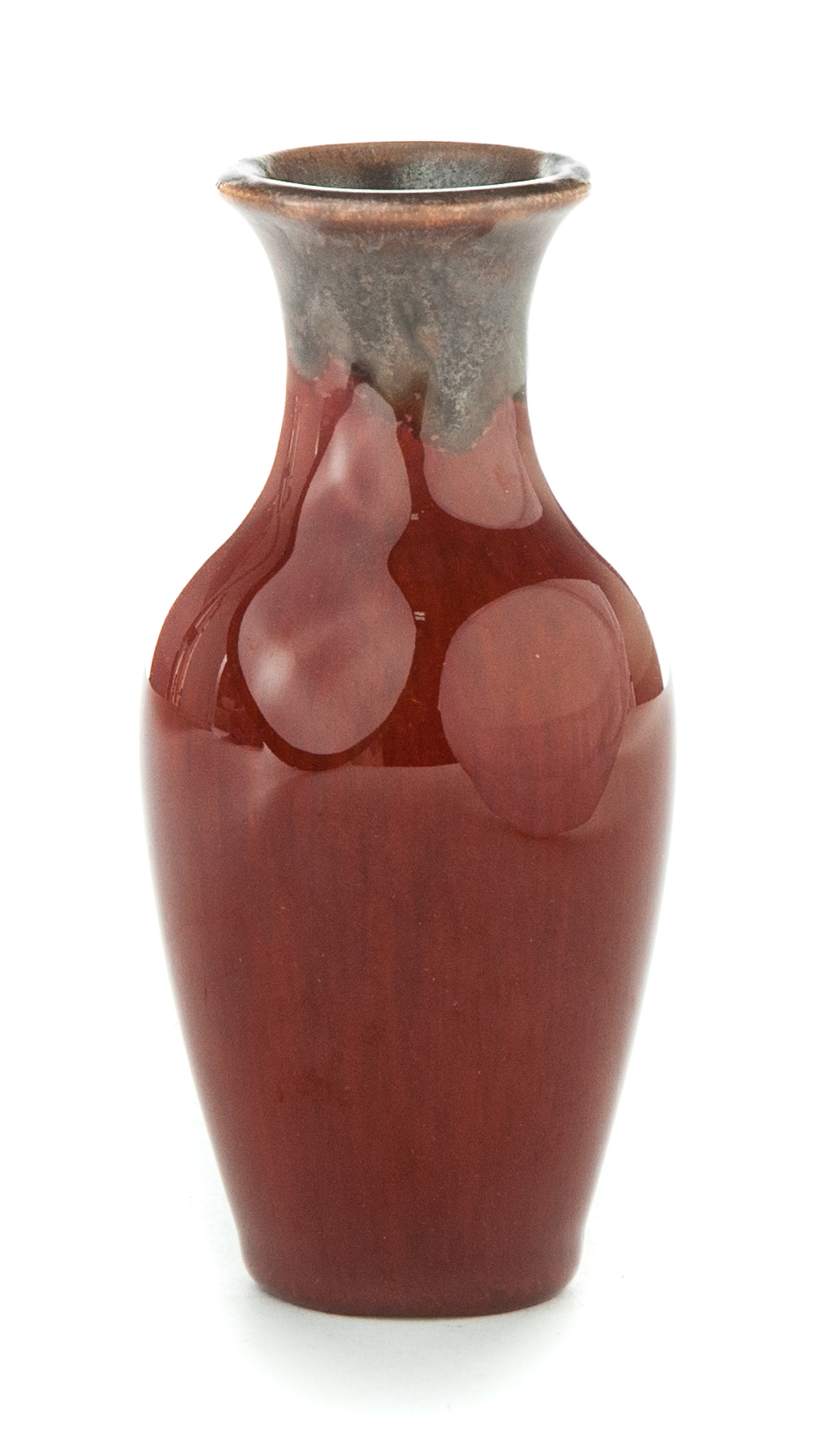 Appraisal: ROOKWOOD POTTERY VASE Ohio dated High glaze in reddish-brown with