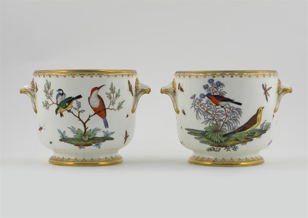 Appraisal: A pair of Coalport ice pails