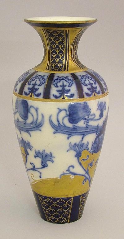 Appraisal: Macintyre 'Aurelian Ware' vase with gilt highlights printed factory mark