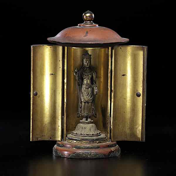 Appraisal: Japanese Zushi Traveling Shrine Japanese late th early th century