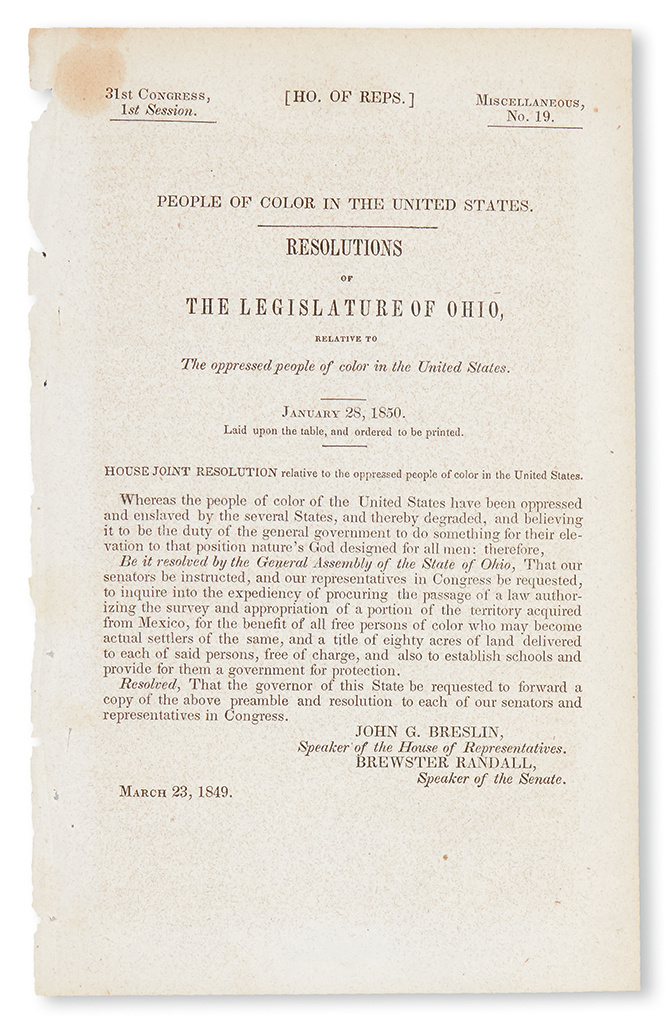 Appraisal: SLAVERY AND ABOLITION BRESLIN JOHN G Speaker of the House