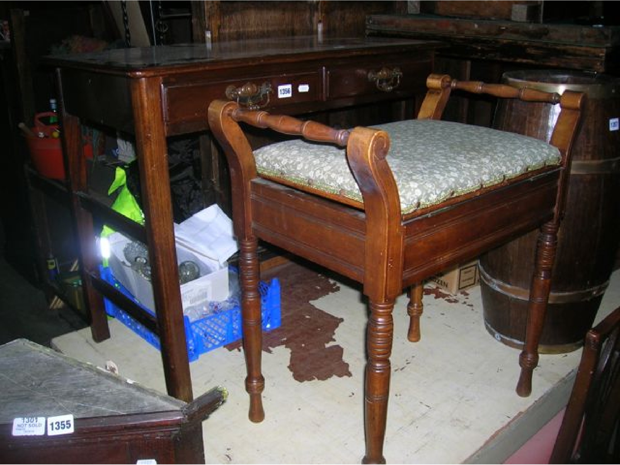 Appraisal: An Edwardian side table of rectangular form with moulded outline