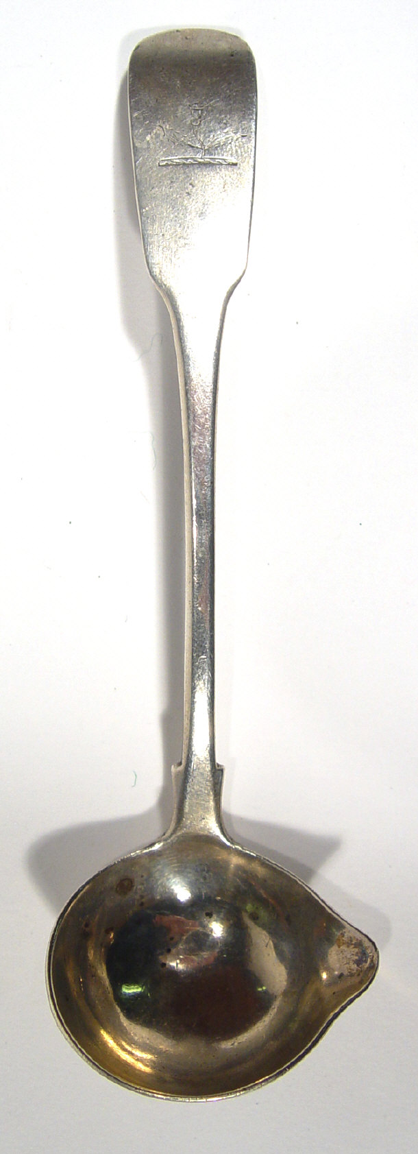 Appraisal: Georgian Irish silver ladle Dublin cm in length