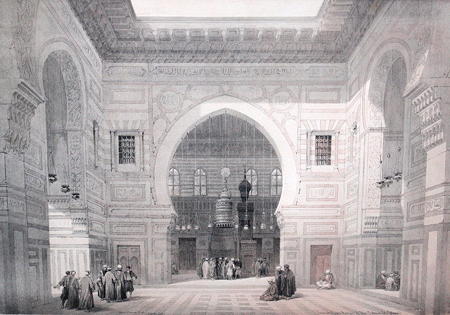 Appraisal: LOUIS HAGHE AFTER DAVID ROBERTS'Interior of The Mosque of The