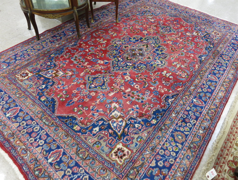 Appraisal: PERSIAN MASHHAD CARPET Razavi Khorasan Province northeastern Iran floral and