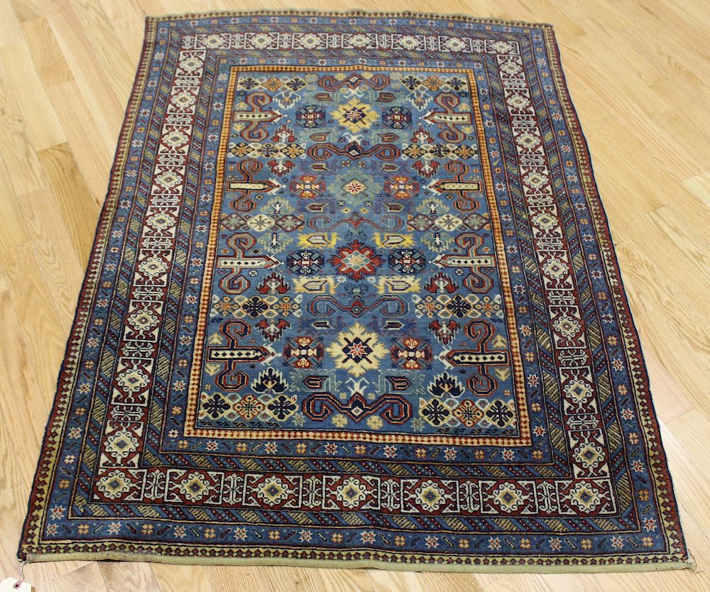 Appraisal: Antique And Finely Hand Woven Area Carpet Very fine weave