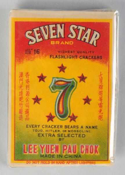 Appraisal: Seven Star -Pack - Firecrackers Class Manufactured by Lee Yuen