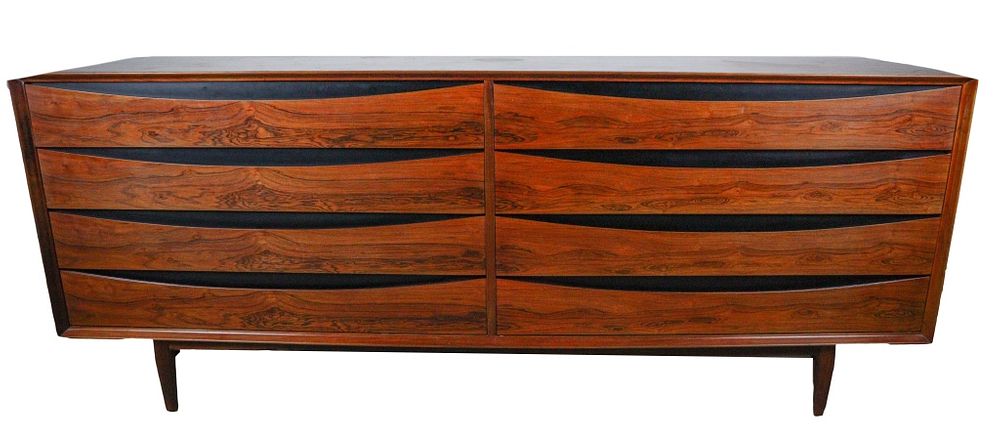 Appraisal: Arne Vodder Low Dresser Sibast Mobler Danish Modern Rosewood Dresser