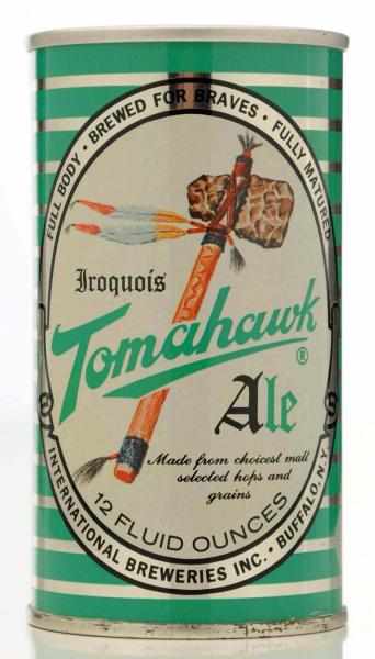 Appraisal: Tomahawk Ale Zip Top Beer Can - Air sealed and